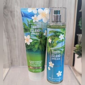 Bath & Body Works "TAHITI ISLAND DREAM" Mist &/Body Cream